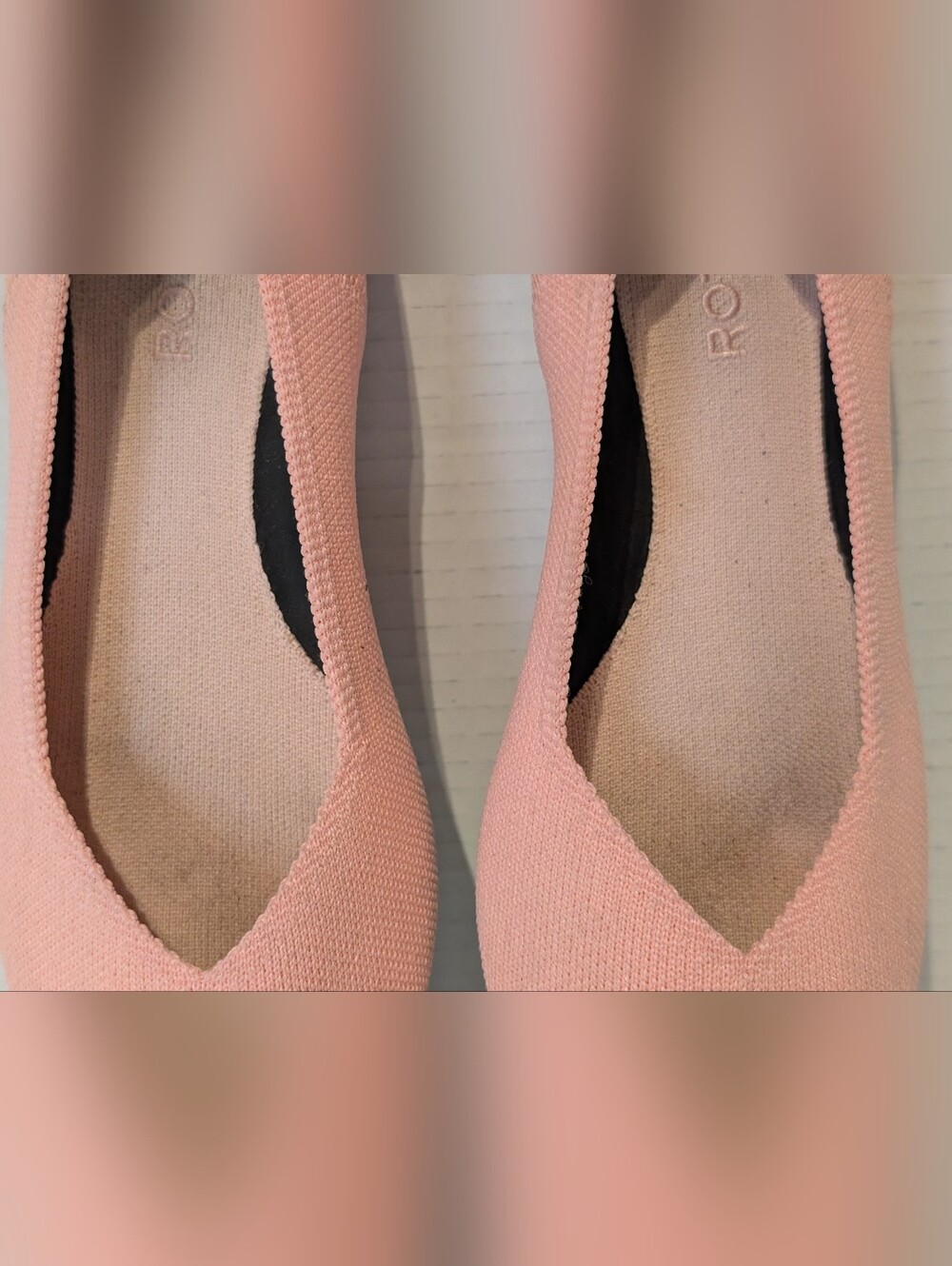 Rothys Pink Pointed Toe Flats Sz 9 - Picture 5 of 16